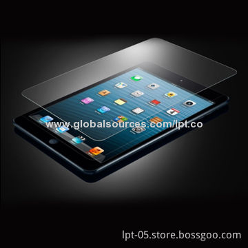 Hot Selling 9H 2.5D Top Quality Tempered-glass Screen Protector for iPad 5, Easy to Install